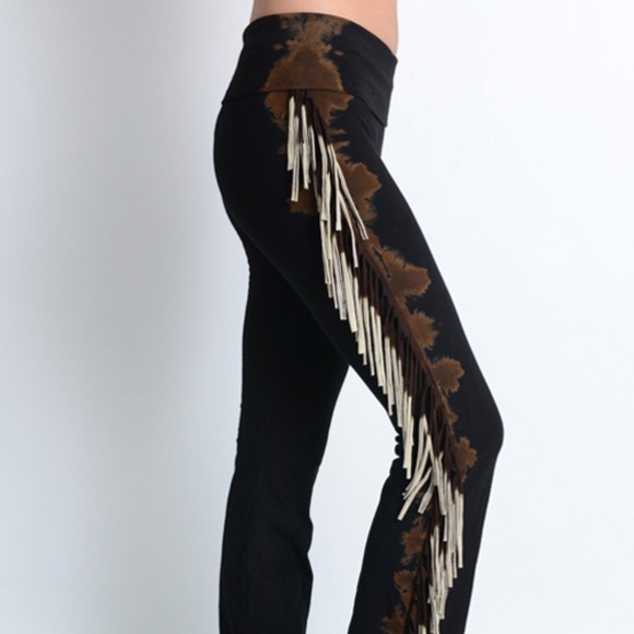 Fringe Yoga Pants